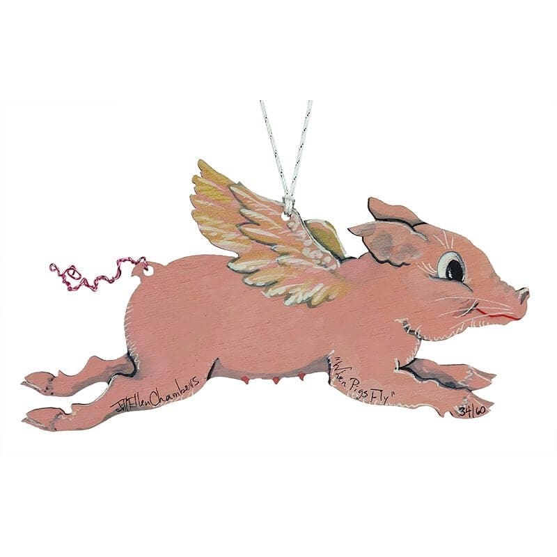 Flying Pig Ornament