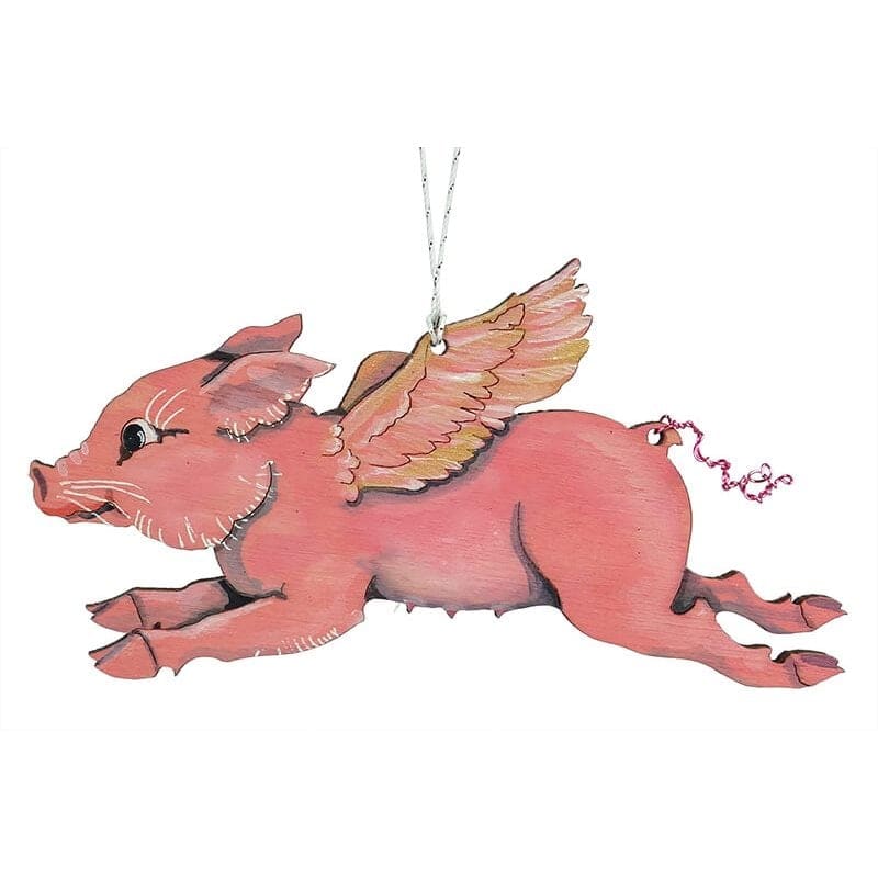 Flying Pig Ornament