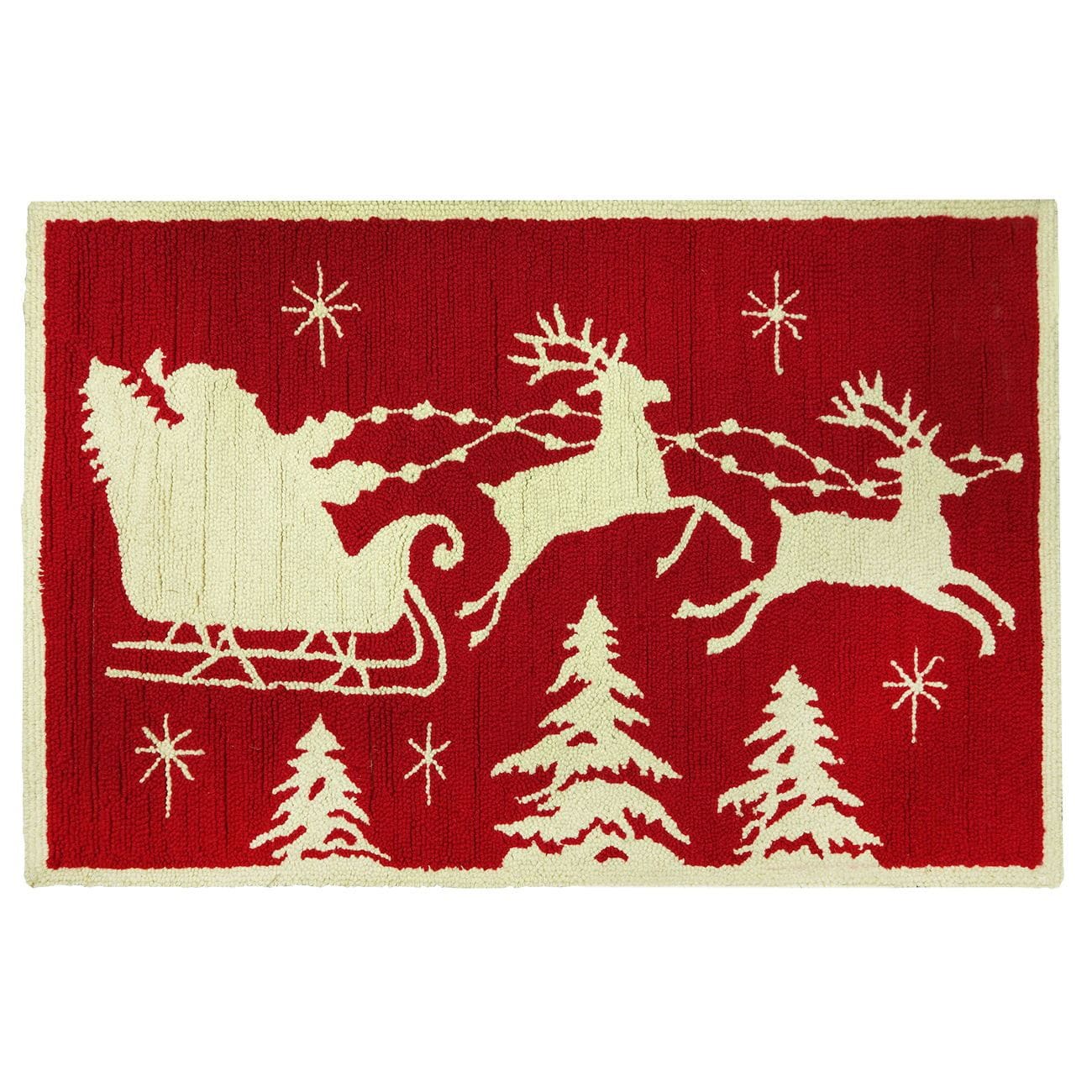 Flying Sleigh Rug