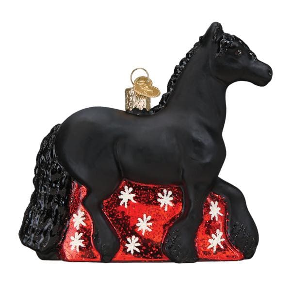 Friesian Horse Ornament