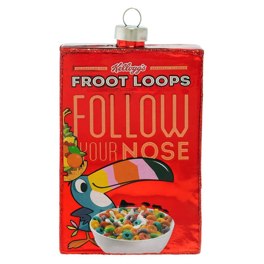 Froot Loops™ Vintage Cereal Box Ornament - Ornaments