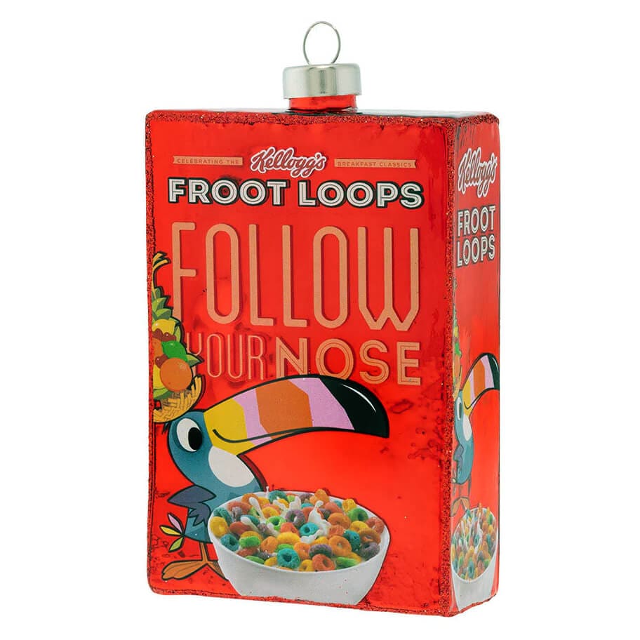 Froot Loops™ Vintage Cereal Box Ornament - Ornaments