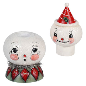 Frosty Finial Stack Container - Christmas