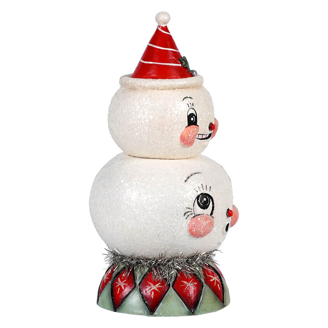 Frosty Finial Stack Container - Christmas