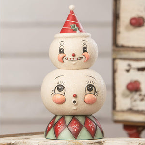 Frosty Finial Stack Container - Christmas