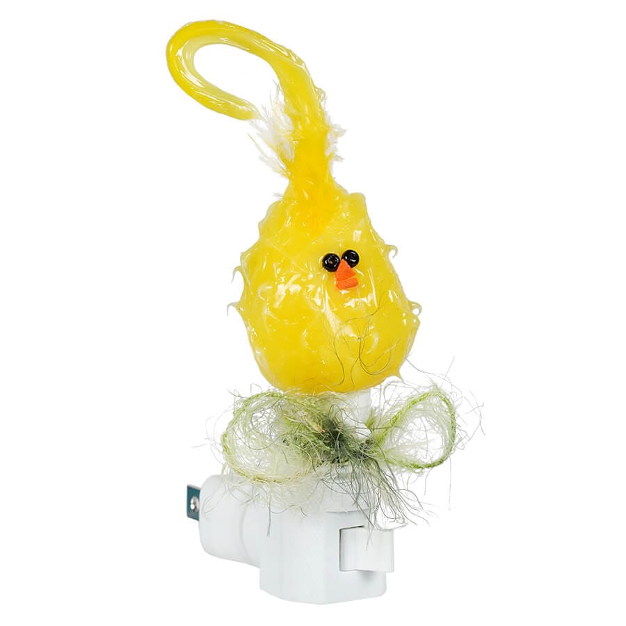 Furry Yellow Chick Nightlight Friend