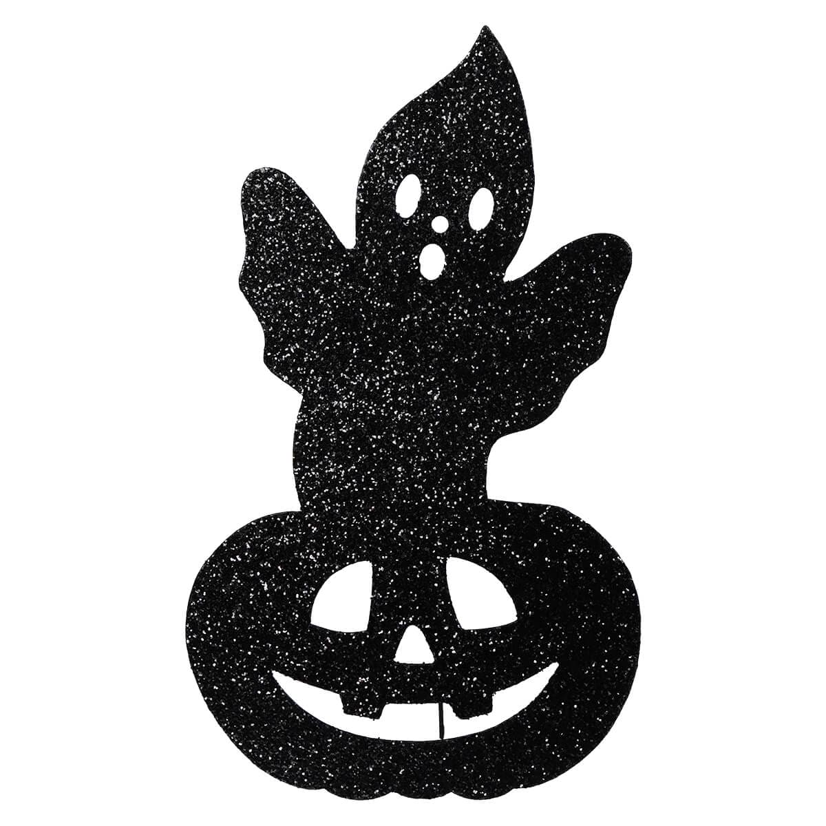 Ghost Coming out of Pumpkin Silhouette - Halloween