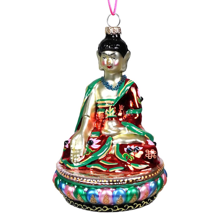 Gilded Buddha Ornament - Ornaments