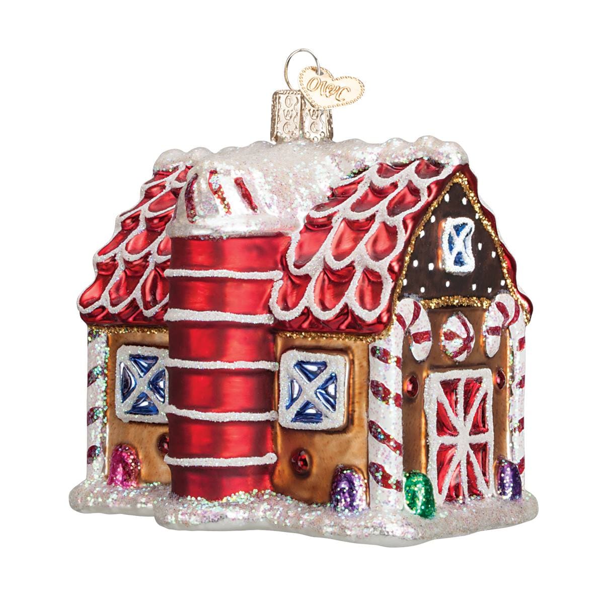 Gingerbread Barn Ornament