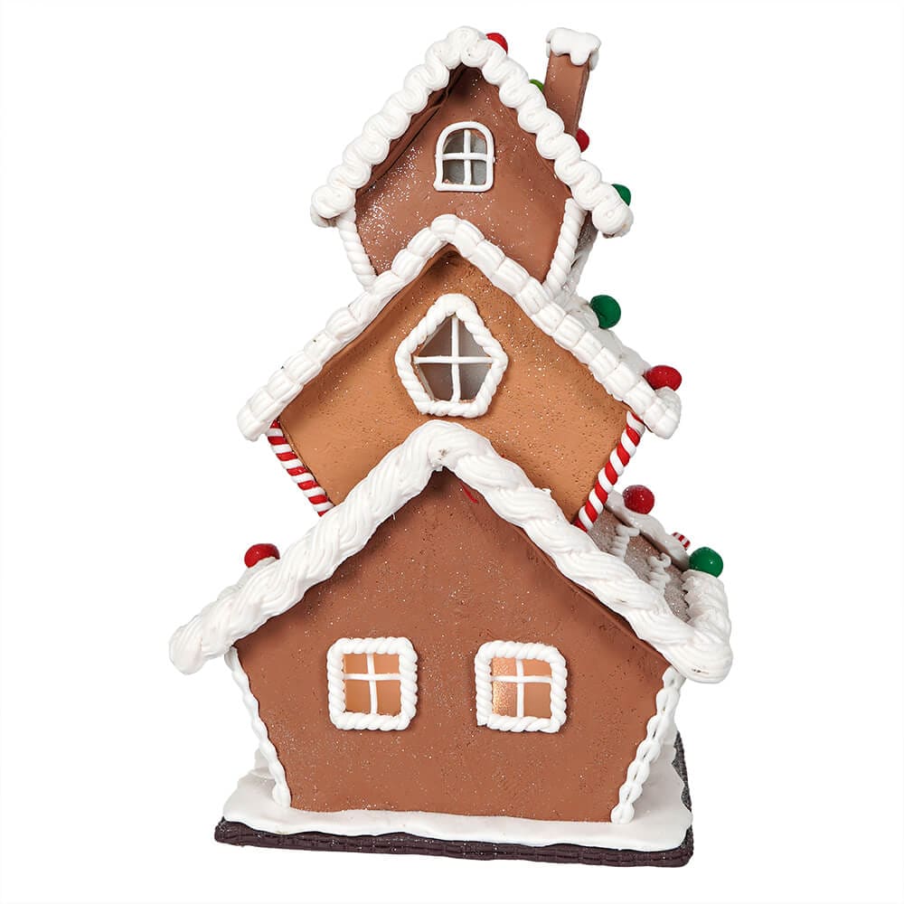 Gingerbread Cookie 3-Layer LED House