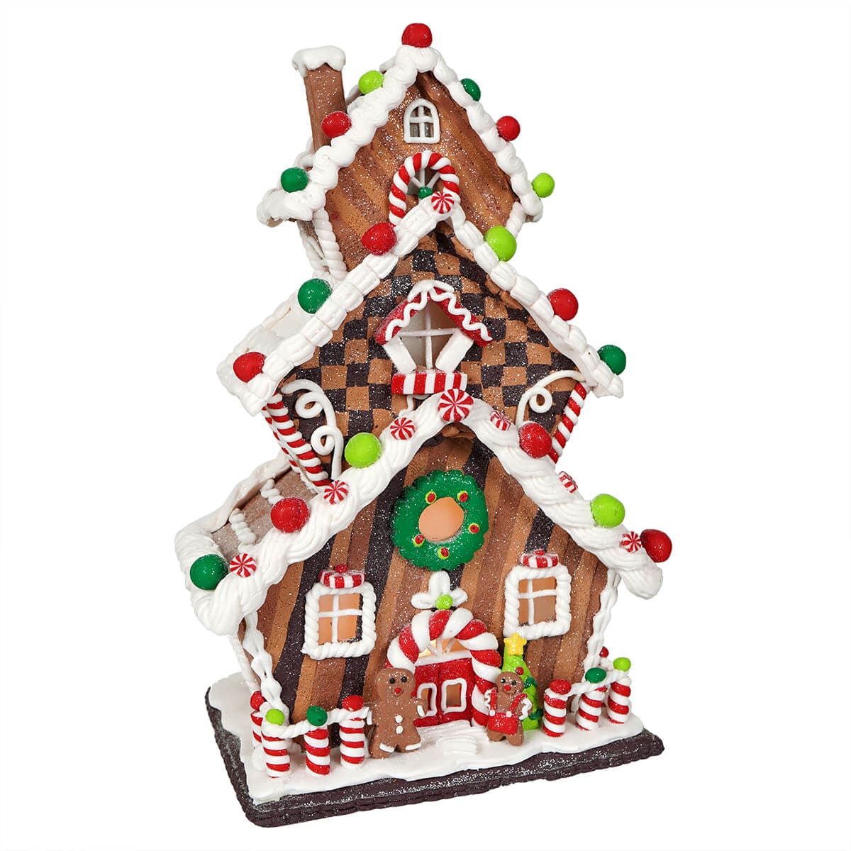 Gingerbread Cookie 3-Layer LED House