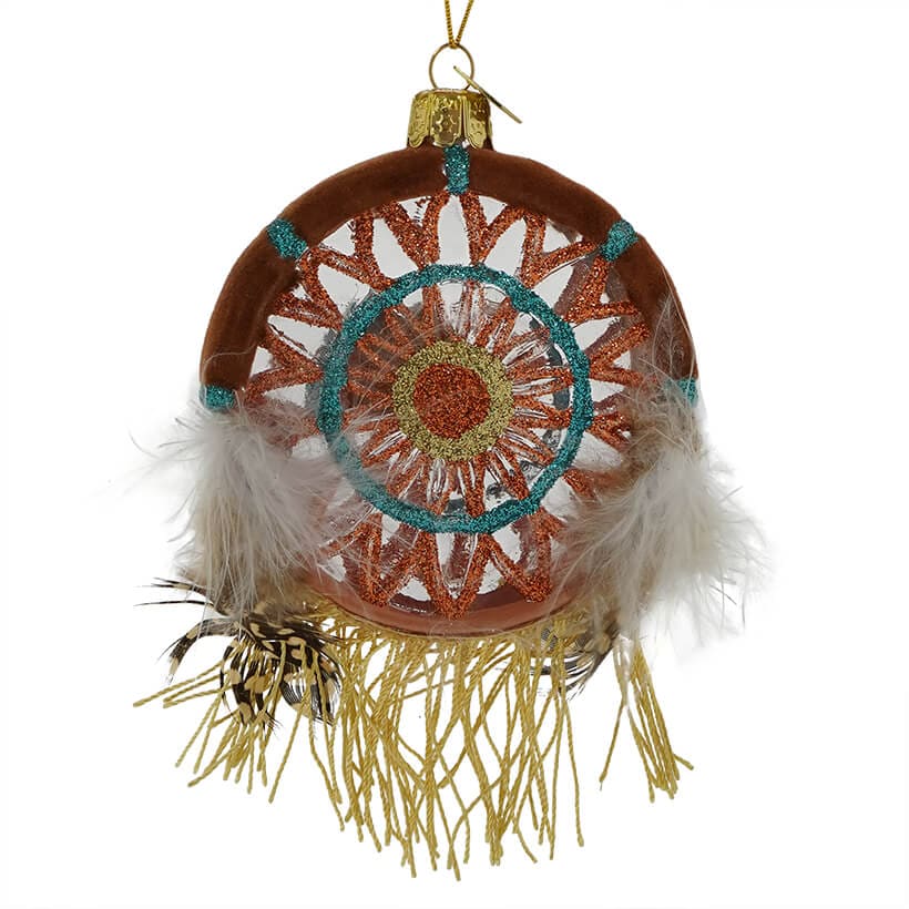 Glass Dream Catcher Ornament