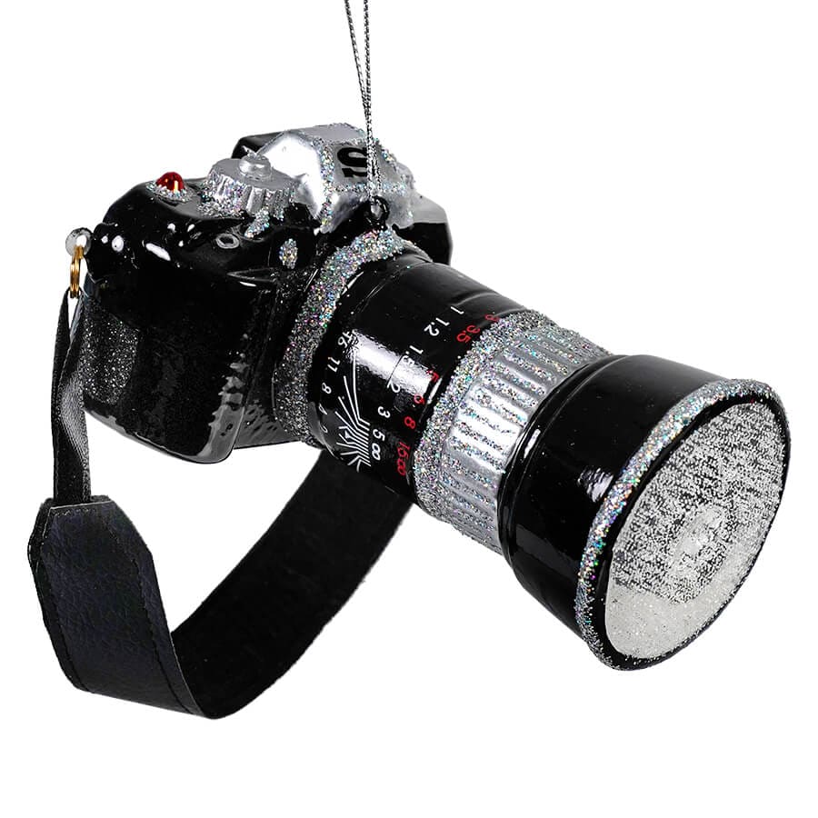 Glass Long Lens Camera Ornament - Ornaments