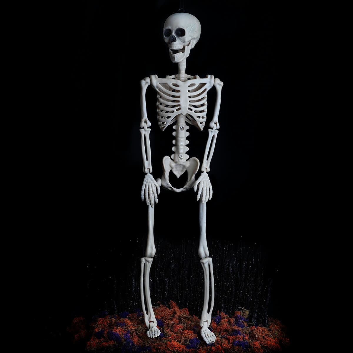 Glow In The Dark Posable Jointed Skeleton - Halloween