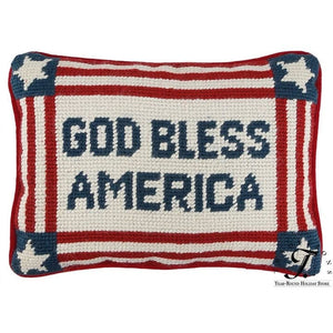 God Bless America Pillow