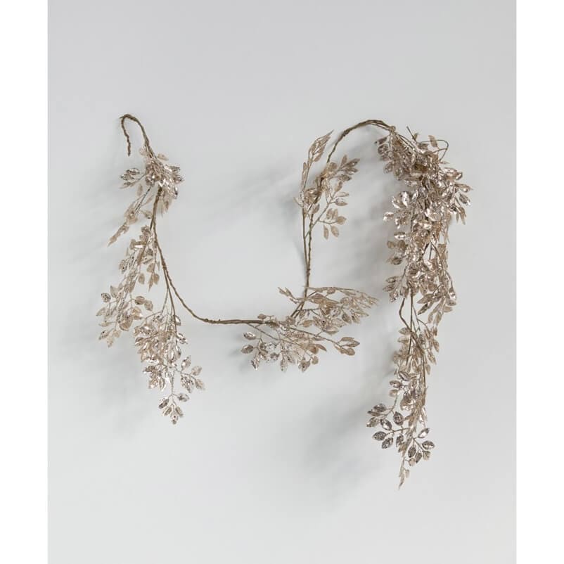 Gold Finish Leaf Garland