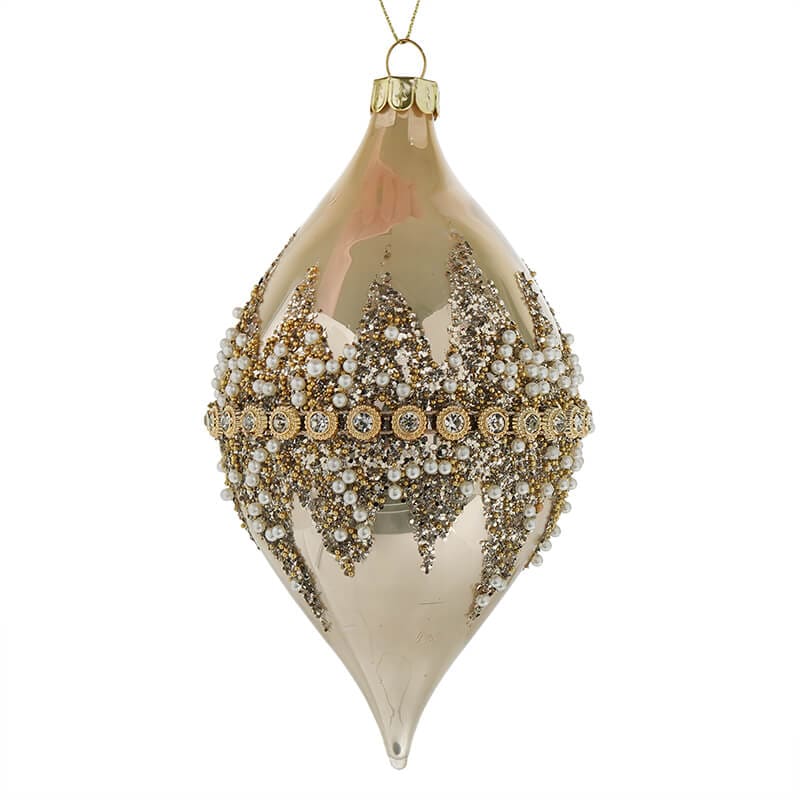 Gold Jeweled Kismet Ornament