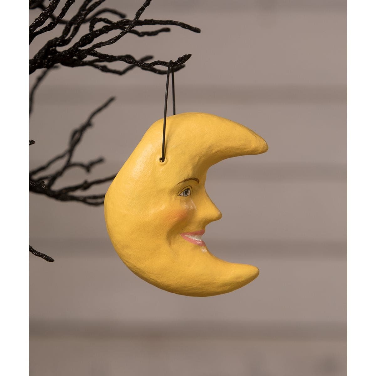 Golden Moon Bucket Ornament