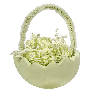 Green Cracked Egg Ornament