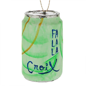 Green Fa La La Croix Ornament