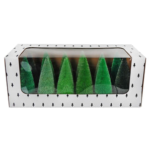 Green Hue Trees Set/12