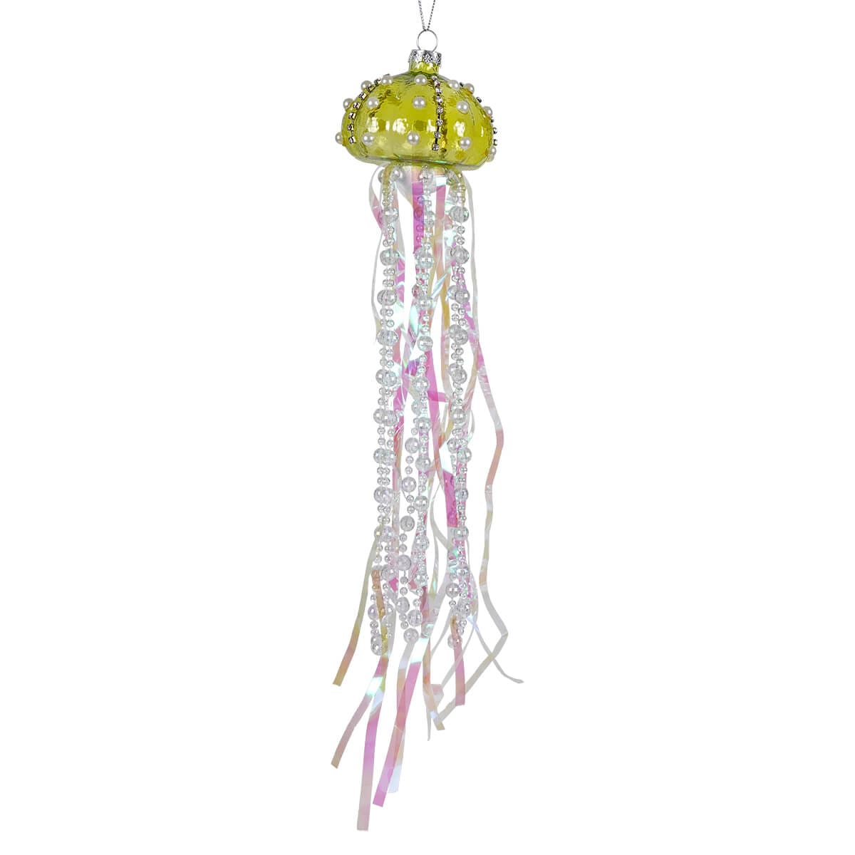 Green Jellyfish Ornament - Ornaments