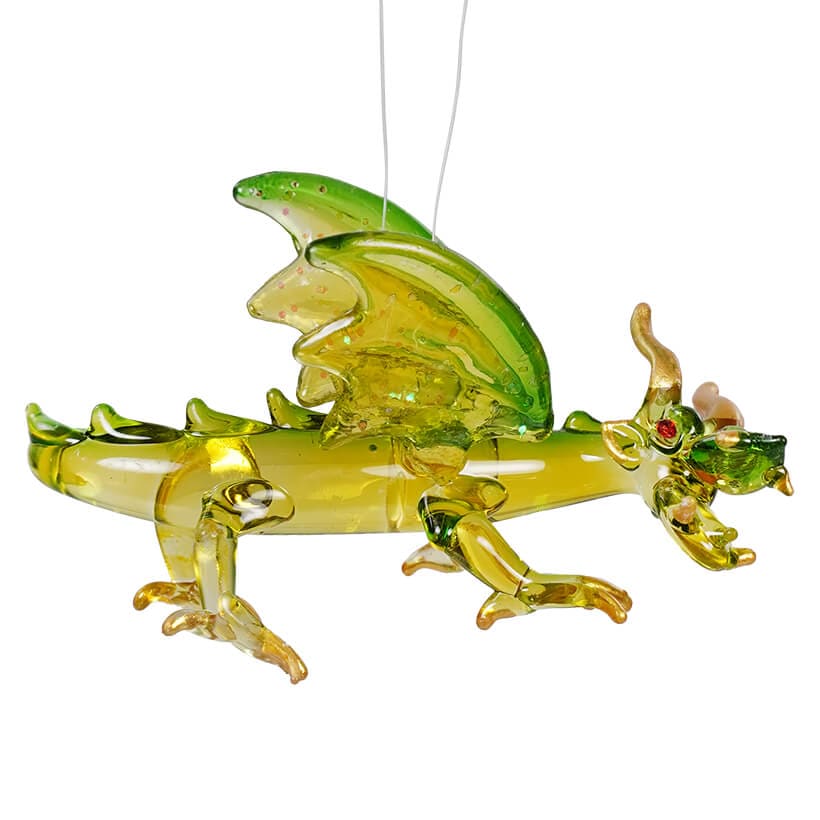 Green Mini Flying Dragon Ornament - Ornaments