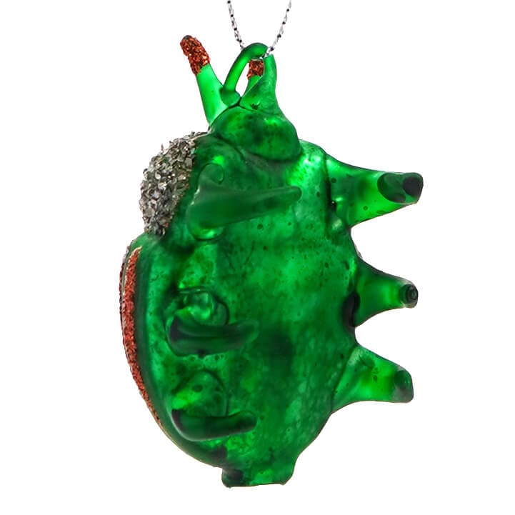 Green & Orange Glitter Insect Ornament