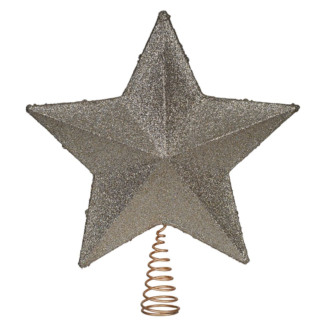 Green Red & Gold Star Tree Topper - Christmas