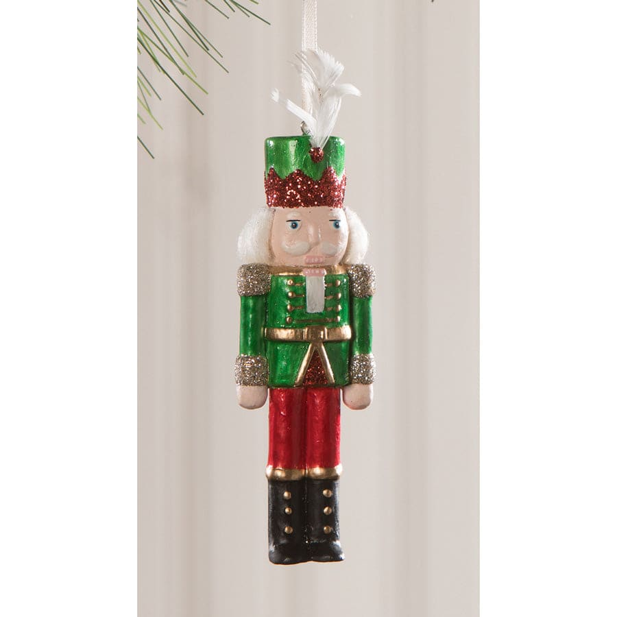 Green Traditional Nutcracker Ornament