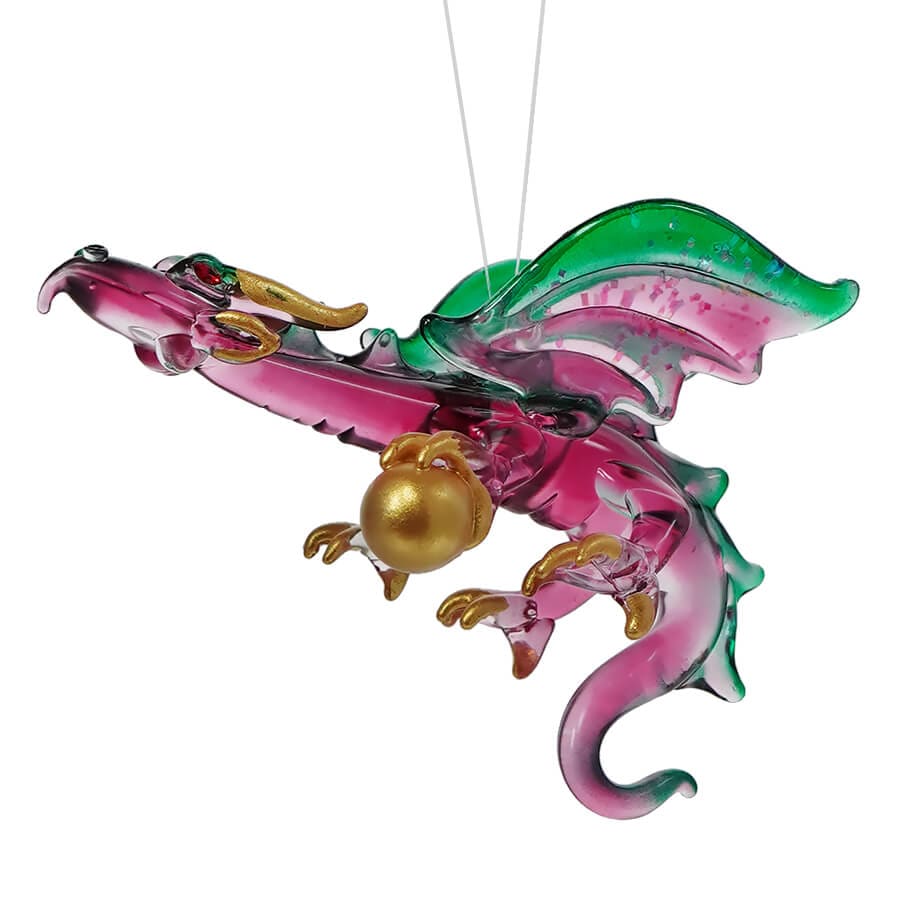 Green Wicked Dragon Ornament