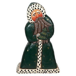 Green Woodland Santa - Christmas