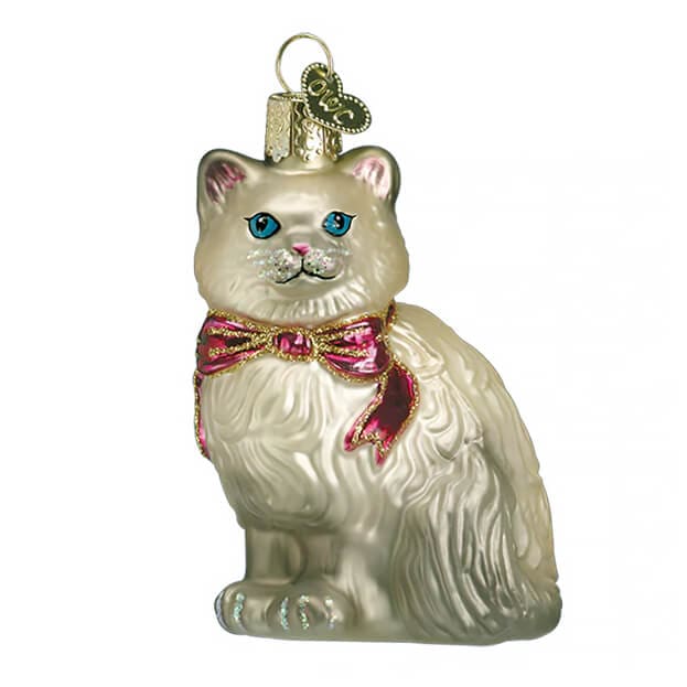 Grey Himalayan Kitty Ornament