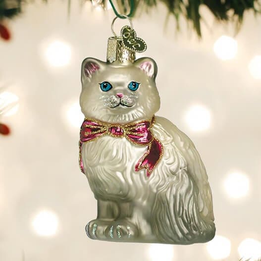 Grey Himalayan Kitty Ornament