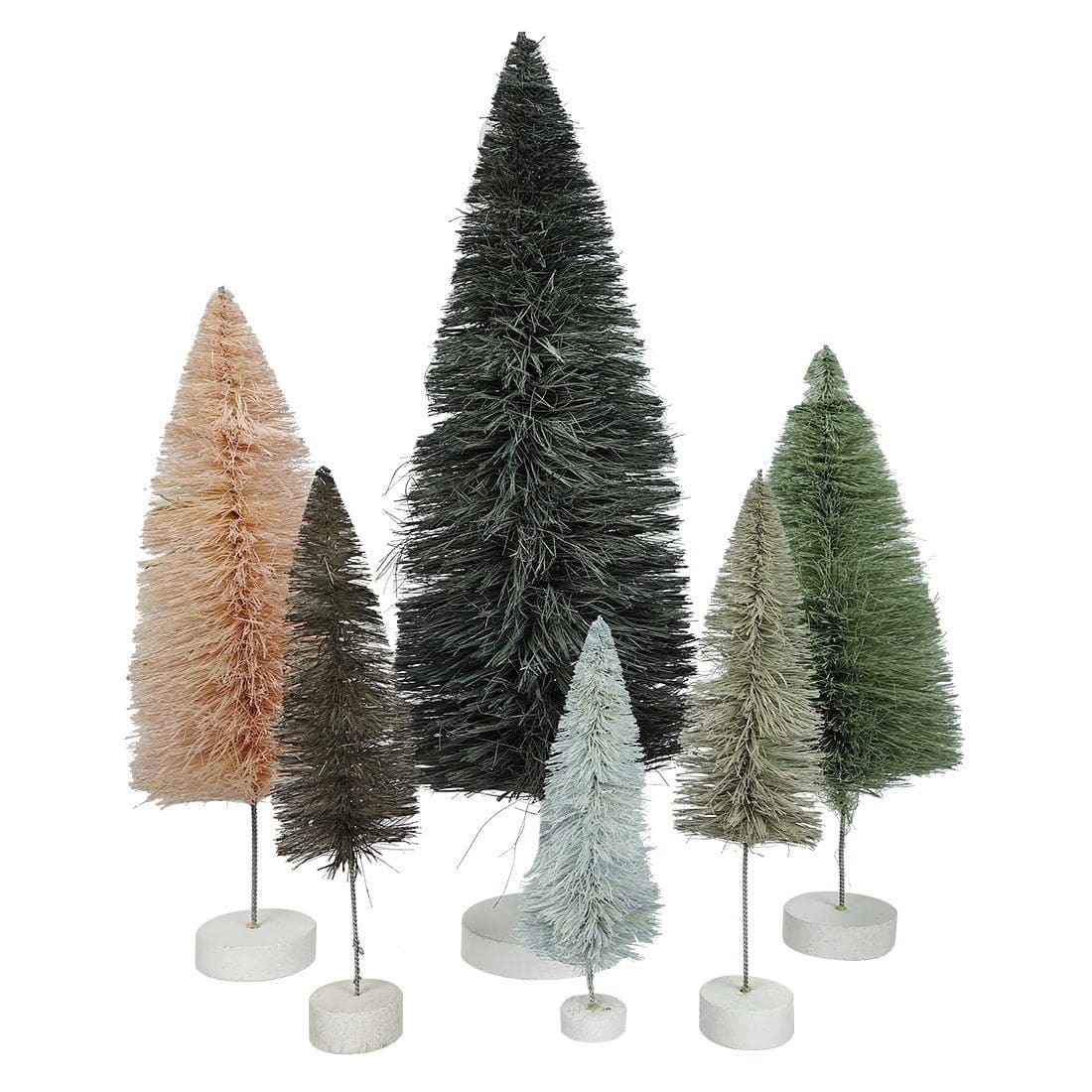 Grey Spectrum Rainbow Trees Set/6 by Cody Foster – Traditions