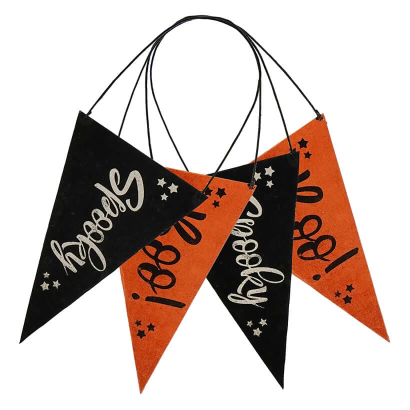 Halloween Banner Ornaments Set/4