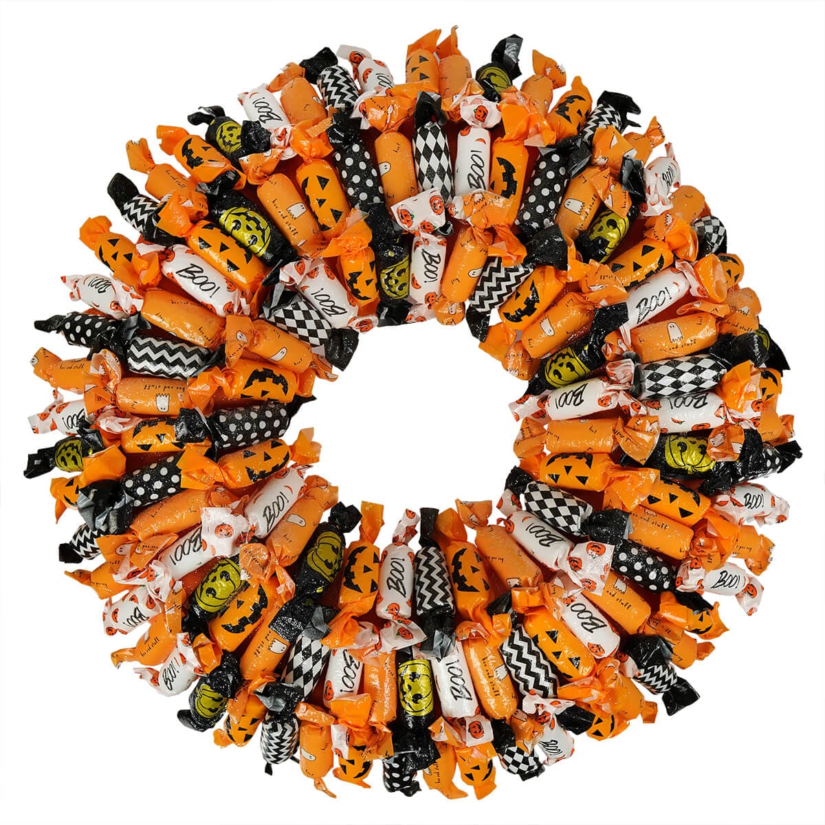 Halloween Candy Wreath