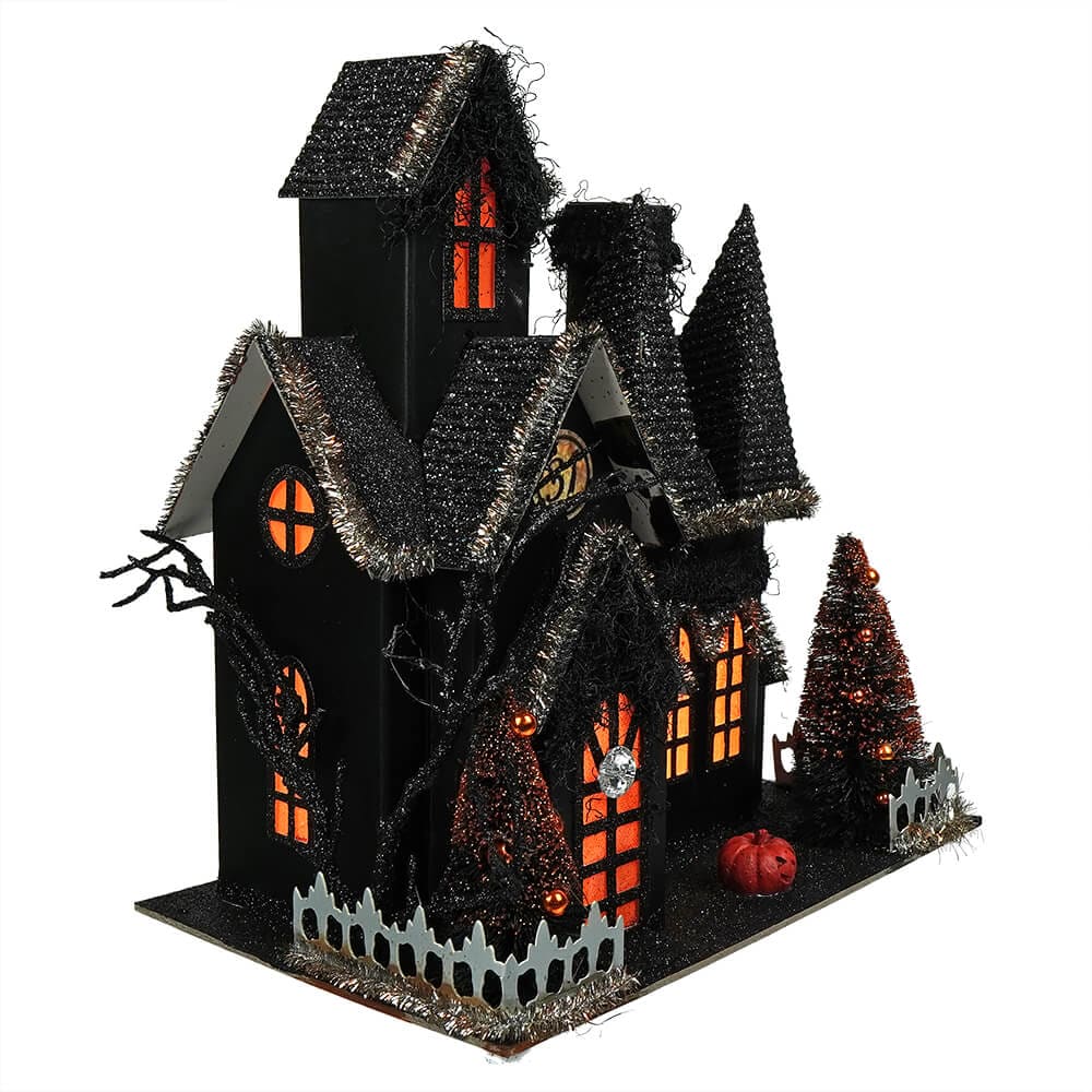 Halloween Lighted Haunted House