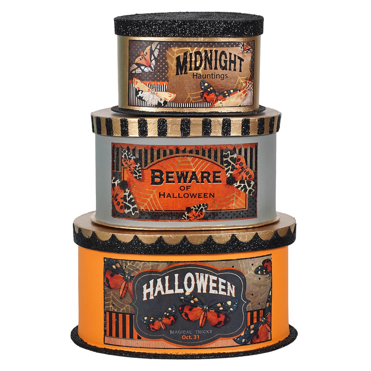 Halloween Moth Boxes Set/3