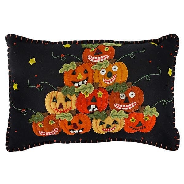 Halloween Pumpkin Pyramid Pillow