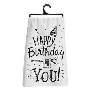 Happy Birthday To You Towel