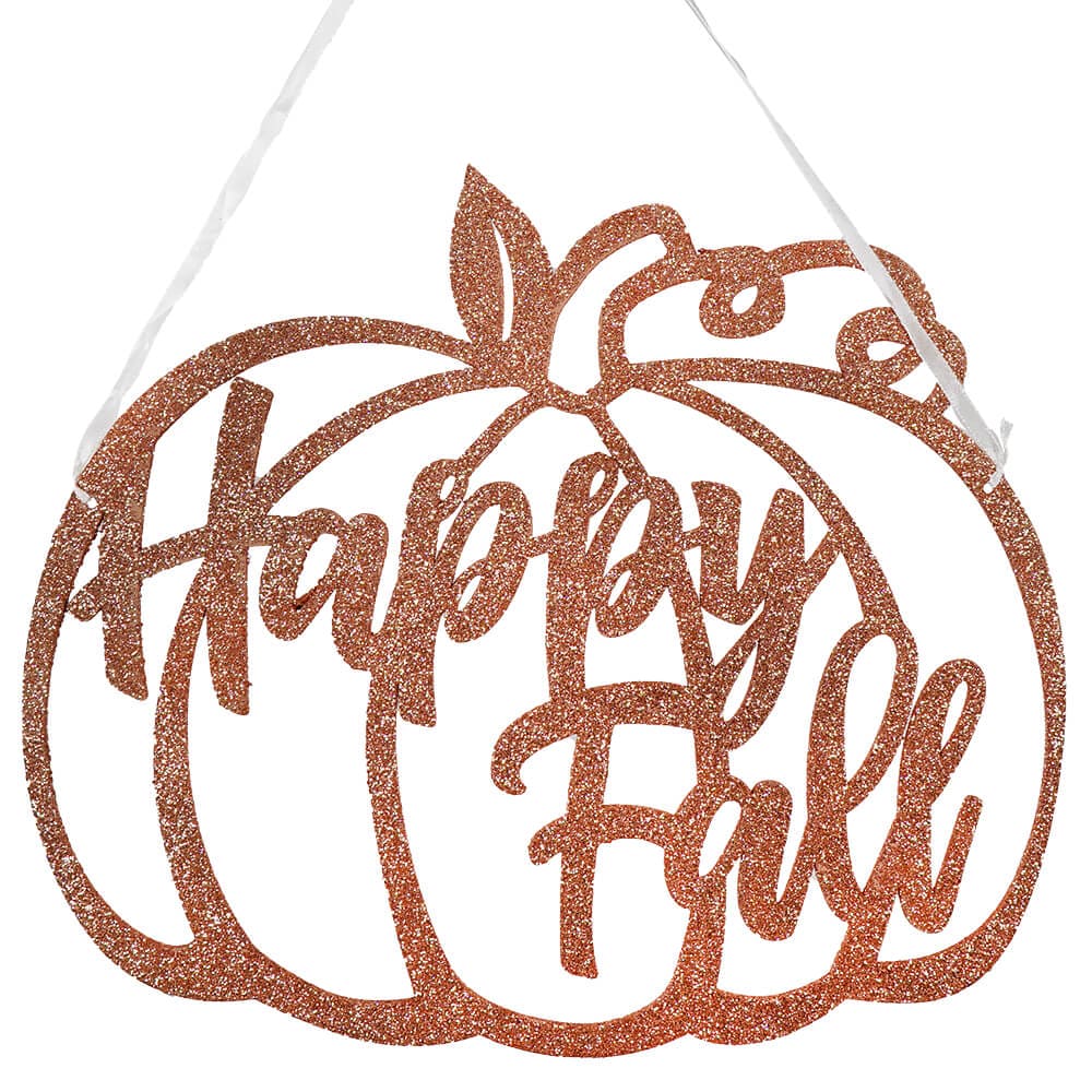 Happy Fall Pumpkin Wall Hanging