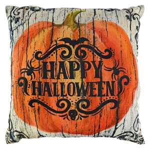 Happy Halloween Pumpkin Pillow