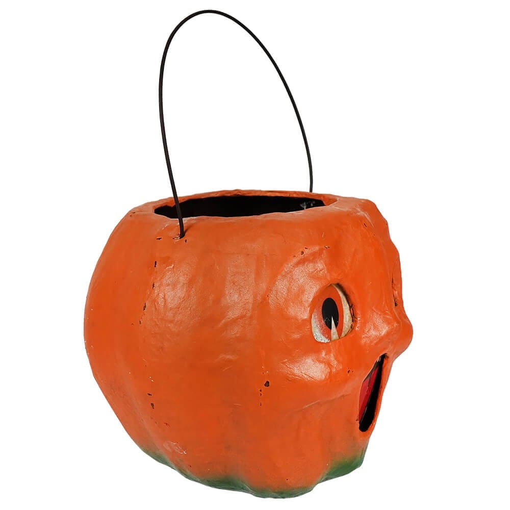 Happy Vintage Pumpkin Bucket