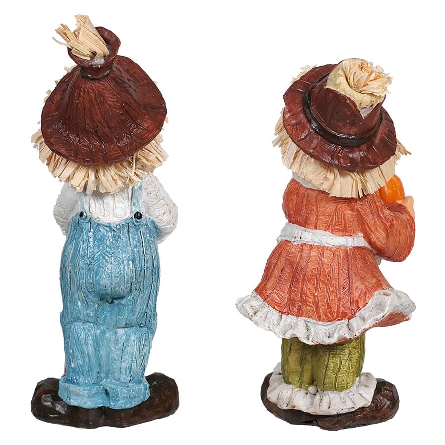 Harvest Scarecrow Couple Set/2 - Thanksgiving