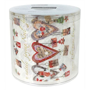 Hearts Joyeux Noel Designer Toilet Paper