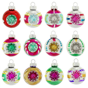 Heirloom Reflector Ornaments Box/12