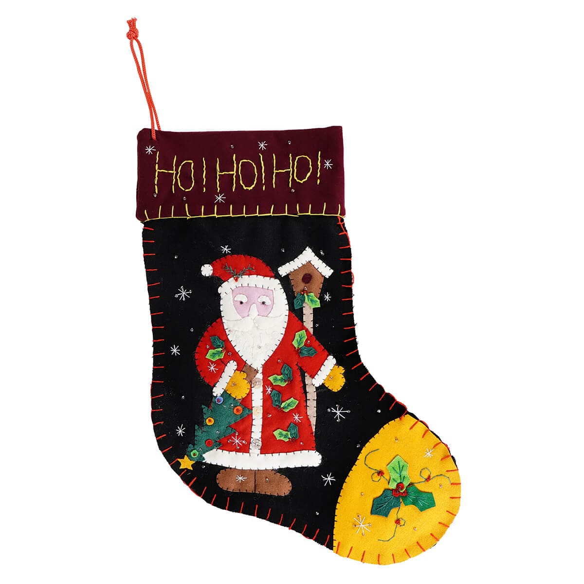 Ho! Ho! Ho! Santa Stocking - Christmas