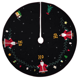 HO HO HO Santas Tree Skirt