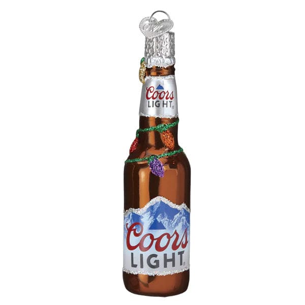 Holiday Coors Light Bottle Ornament